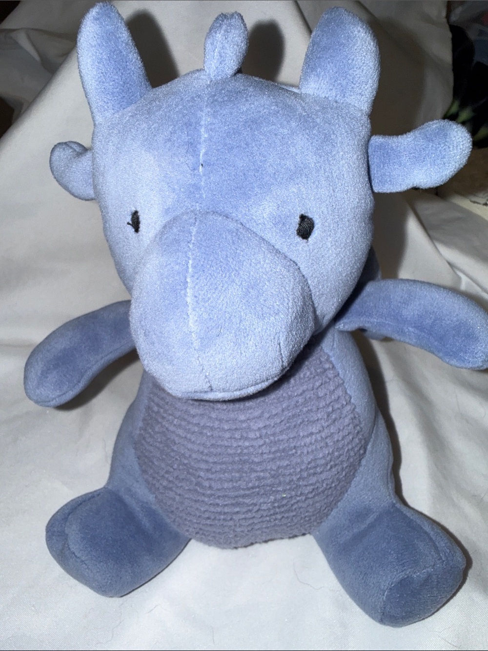 Soft Blue Dragon Plush Toy - Gentle Cuddly Comfort for Kids